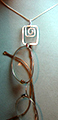 Sterling Eyeglass Holder Pendant